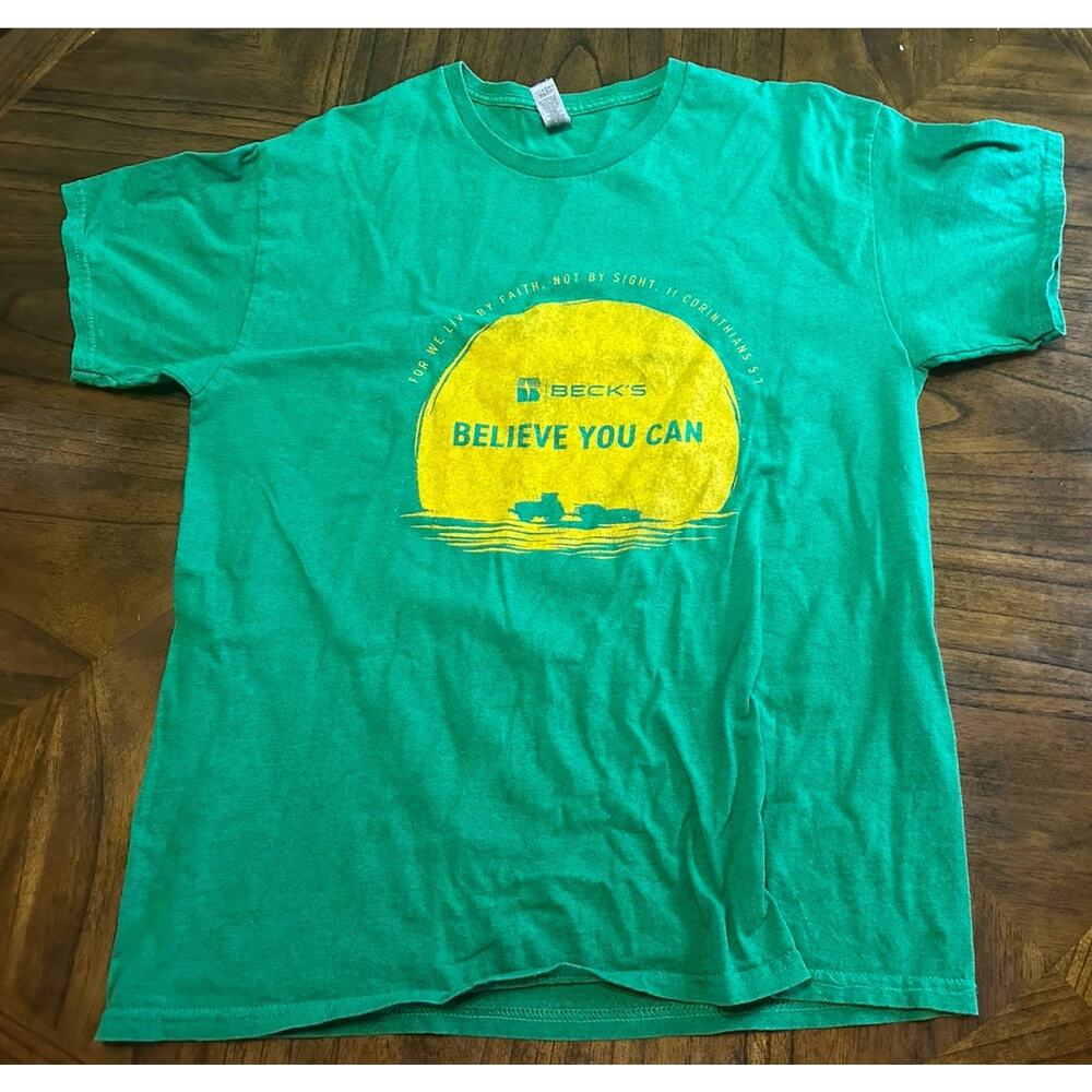 Beck’s Feed Farming Shirt Size Large